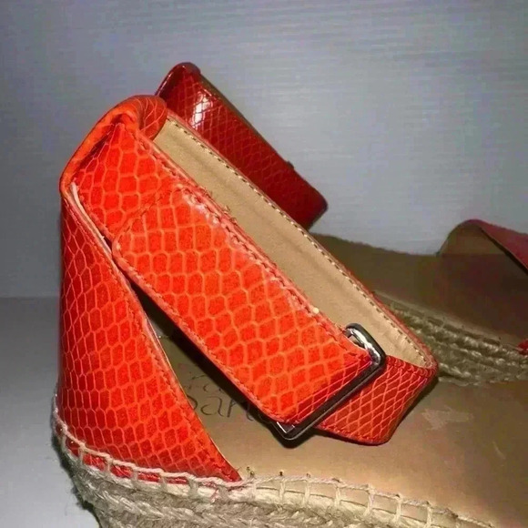 Franco Sarto Orange Sandals Size 8 for Women - Picture 3 of 16